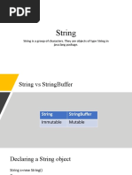 String