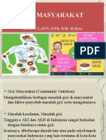 MENGENAL MASALAH GIZI