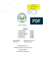 Analisis Mineral Kelompok 5