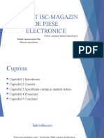 Proiect Isc Magazin de Piese Electronice