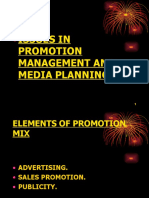 Issues in Promotion & Media Planning
