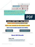 March 2019 Recalls PlabKeys