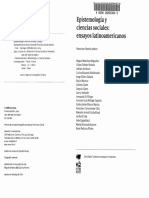 2 Lectura LECTURA EPISTEMOLOGÍA Y CIENCIAS SOCIALES ENSAYOS LATINOAMERICANOS