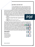 Stack Operation of Link List