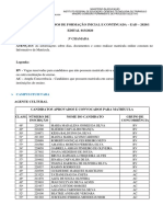 Processo Seletivo Cursos EAD IFTM 2020