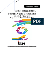 Community Engagement, Solidarity and Citizenship: Module 5 - Quarter 1