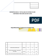 Especificacion Tecnica de Construccion Mecanica PDF