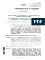 Literacia Mediática e Publicidade: Proposta de Uma Metodologia para Análise de Conteúdos Publicitários Audiovisuais