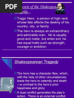 Eight Elements of The Shakespearean Tragedy