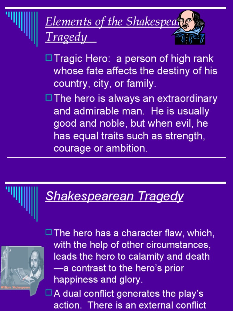 write an essay on shakespearean tragedy