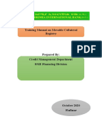 Training on Movable Collateral Registry