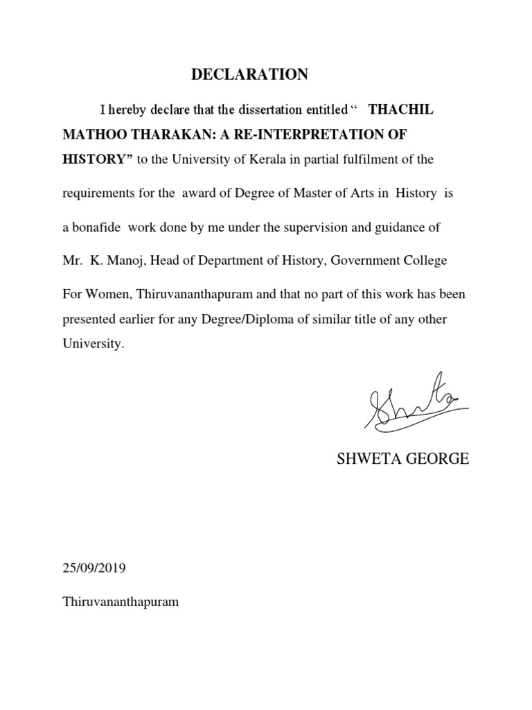 Re-Thinking Travancore History:Legacy of Thachil Mathoo Tharakan | PDF