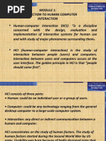 Human-Computer Interaction (HCI) : "Is A Discipline