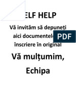 SELF HELP Anunt Parinti