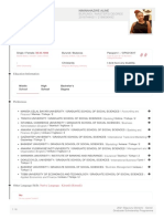 Personal Information: Burundi / Master'S Degree 2018744421 / 21BI000492