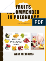 Fruits Recommended in Pregnancy