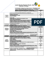 Calendario de Actividades Formativas Educativas y Efemerides Coorporacion Educacional Rigoberta Menchu 2020