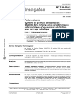 Système de Peinture Anticorrosion - Stabilité Dans Le Temps Des Caractéristiques Colorimétriques D'une Peinture de Finition Pour Ouvrage Métallique