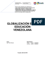 Globalización en la educación venezolana