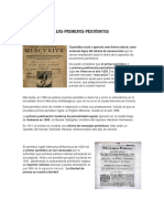 La Historia de Los Primeros Periódicos PDF