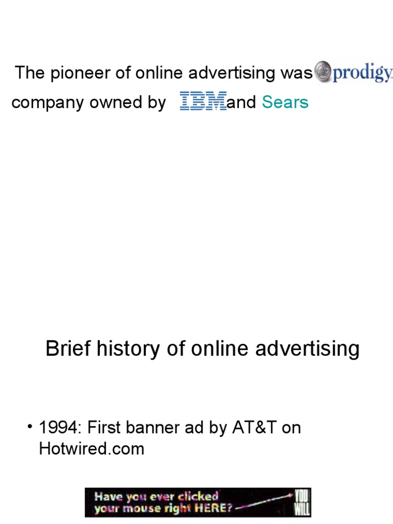 First Banner Ad: AT&T's 1994 Milestone | PDF | Computers