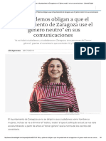 IU y Podemos Obligan A Que El Ayuntamiento de Zaragoza Use El - Género Neutro - en Sus Comunicaciones - Libertad Digital