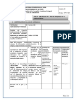GFPI-F-019 Formato Guia de Aprendizaje No. 3 Plan de Emergencias en El Ambiente Laboral