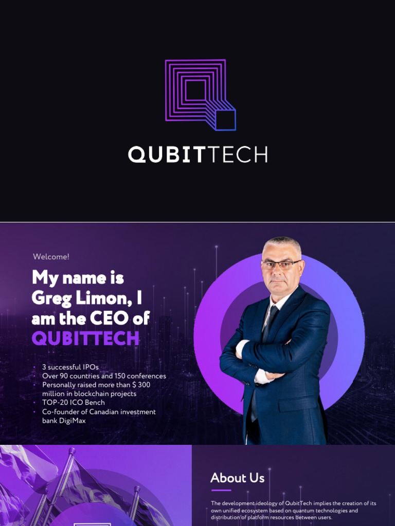 QubitTech: Quantum Ecosystem Overview | PDF | I Phone | Cryptocurrency