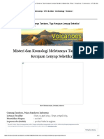 Misteri Dan Kronologi Meletusnya Tambora