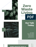 Green and White Zero Waste Living Education Video Presentation