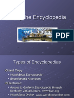 Using the Encyclopedia