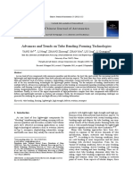 Advances and Trends On Tube Bending Forming Techno