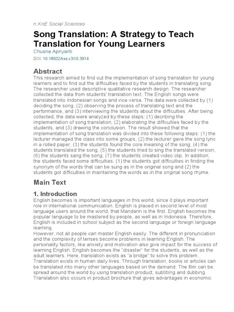 Teaching How To Teach Translation – KGEXP