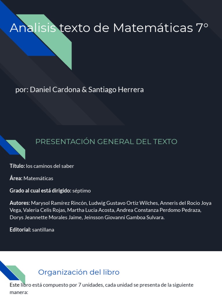 Analisis Texto de Matematicas | PDF | Geometría | Enseñanza de matemática