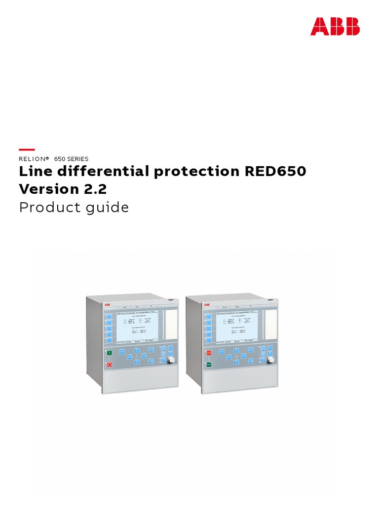 1MRK505396-BEN A en Product Guide Line Differential Protection RED650 ...