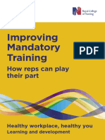 Improving Mandatory Training: How Reps Can Play Their Part