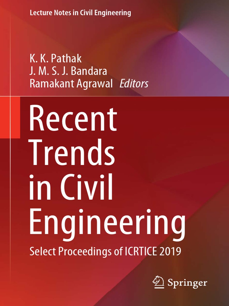 Recent Trends in Civil Engineering | PDF | Wind Tunnel
