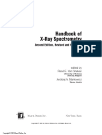[Practical Spectroscopy 29] Rene Van Grieken, A. Markowicz - Handbook of X-Ray Spectrometry (2002, Marcel Dekker) - Libgen.lc