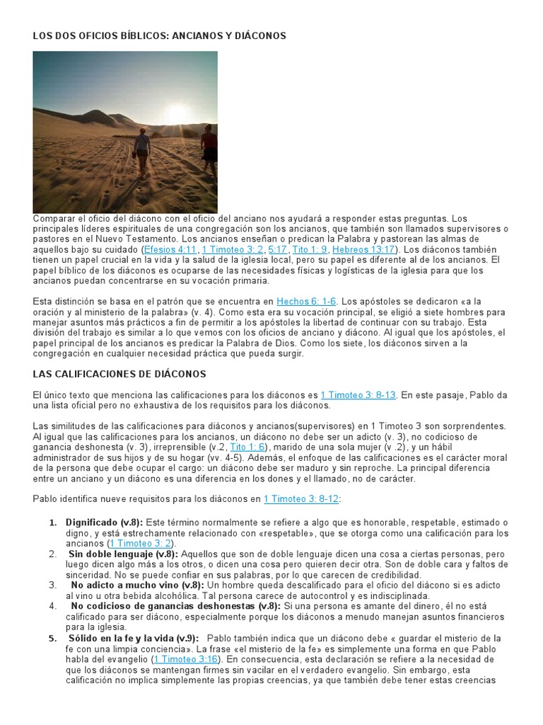 Diacono | PDF | Diácono | Iglesia cristiana
