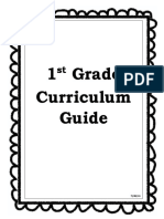 Grade 1 Reading Curriculum 1st - Standards - Booklet