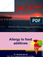 Allergy To Food Additives