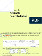 Chapter 02c Available Solar Radiation