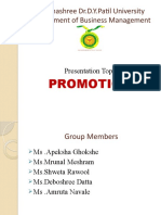 PROMOTION final PPT