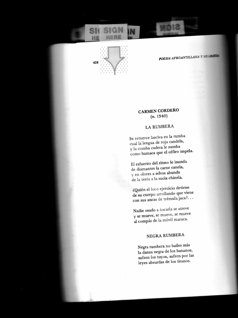 Poesía de la Rumbera Negra | PDF | Musica cubana | Musica centroamericana
