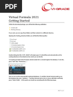 Virtual Formula 2021 Getting Started