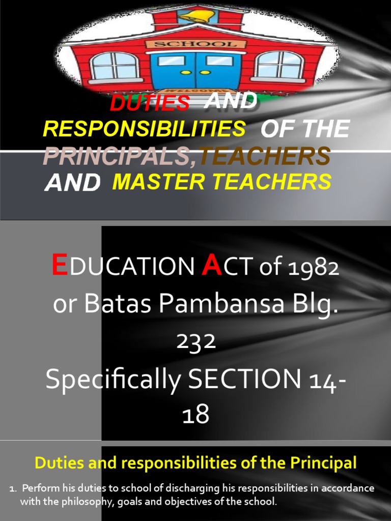 Master Teacher Duties and Responsibilities | PDF | Teachers | Human Nature