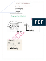 Equipment of Settling and Sedimentation: Unit Operation