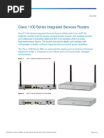 Cisco 1100 Series Integrated Services Routers: Figure 1. Cisco 1100-8P ISR, Back and Front View