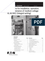 IB022010EN - MR2 Instruccion para Operacin, Mantenimiento de Medio Voltaje (Integral Racking)
