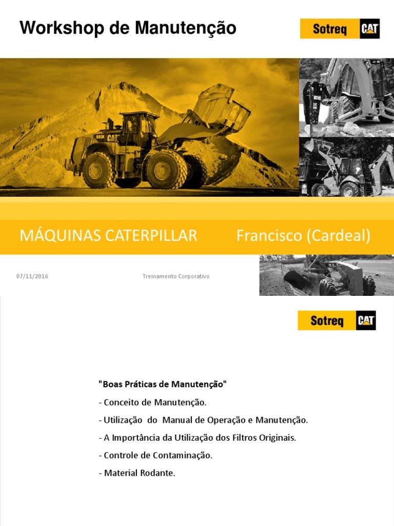 Boas Práticas de Manutenção CAT | PDF | Motores | Fabricação e Engenharia